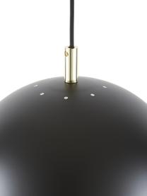 Závesná lampa v čiernej Wilma, Čierna