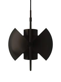 Verstelbare hanglamp Multi-Lite, verschillende formaten, Lamp: gepoedercoat aluminium, Mat zwart, Ø 23 x H 28 cm