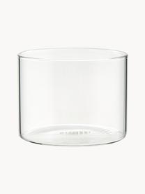 Waterglazen Boro van borosilicaatglas, 6 stuks, Borosilicaatglas, Transparant, Ø 8 x H 6 cm, 200 ml