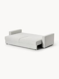 Divano letto 3 posti con contenitore Tasha, Rivestimento: 100% poliestere Il rivest, Struttura: legno di pino massiccio, , Piedini: plastica Questo prodotto , Tessuto grigio chiaro, Larg. 235 x Prof. 100 cm