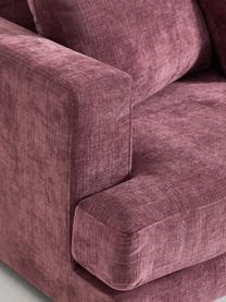 XL Ecksofa Tribeca, Bezug: 100 % Polyester Der strap, Gestell: Buchenholz, Kiefernholz, , Webstoff Aubergine, B 326 x T 192 cm, Eckteil rechts