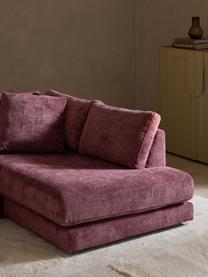 XL Ecksofa Tribeca, Bezug: 100 % Polyester Der strap, Gestell: Buchenholz, Kiefernholz, , Webstoff Aubergine, B 326 x T 192 cm, Eckteil rechts