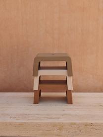 Kúpeľňová stolička Ulla, Melamín, bambus, Béžová, Š 36 x V 18 cm
