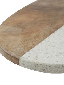 Deska do krojenia Augustine, Lastriko, drewno mangowe, Drewno mangowe, beżowy, D 40 x S 20 cm
