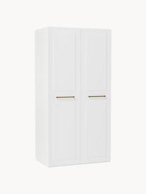 Armoire modulaire à portes battantes Charlotte, larg. 100 cm, plusieurs variantes, Blanc, Basic Interior, larg. 100 x haut. 200 cm