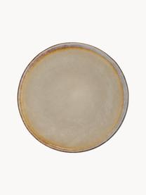 Ručne vyrobený plytký tanier Nomimono, 2 ks, Kamenina, Hnedosivá, Ø 27 cm