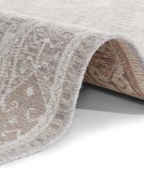 Vloerkleed Lina met ethnopatroon in beige/grijs, 48% jute, 43% wol, 9% viscose, Beige, grijs, B 160 x L 230 cm (maat M)