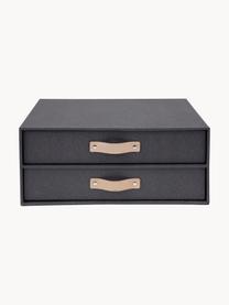 Organiseur bureau Birger, Anthracite, beige, larg. 33 x prof. 25 cm