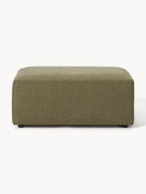 Hocker Melva, B 99 x T 72 cm, Bezug: 100 % Polyester Der strap, Gestell: Massives Kiefern- und Fic, Füße: Kunststoff Dieses Produkt, Webstoff Olivgrün, B 99 x T 72 cm