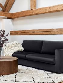 Sofa z aksamitu Balmira (3-osobowa), Tapicerka: aksamit (poliester) 100 0, Nogi: lite drewno brzozowe, lak, Aksamitny ciemny szary, S 240 x G 96 cm