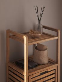 Kúpeľňový regál s košom na bielizeň Kit, Bambusové drevo, Š 40 x V 95 cm