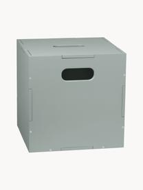 Caja de madera Cube, Madera de abedul pintada

Este producto está hecho de madera de origen sostenible y con certificación FSC®., Verde salvia, An 36 x F 36 cm