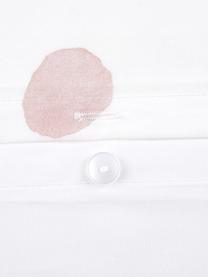 Obliečka na vankúš z bavlneného perkálu s farebnými bodkami Sally, 2 ks, Predná strana: akvarelové bodky, biela Zadná strana: biela, Š 40 x D 80 cm