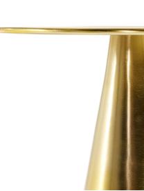 Goudkleurige bijzettafel Rhet, Gegalvaniseerd metaal, Messingkleurig, Ø 39 x H 50 cm