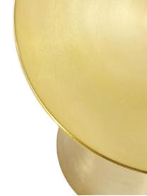 Goldfarbener Beistelltisch Rhet, Metall, galvanisiert, Messingfarben, Ø 39 x H 50 cm
