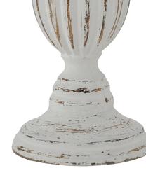 Kerzenhalter Dinah aus Holz, Mitteldichte Holzfaserplatte (MDF), beschichtet, Gebrochenes Weiß, Braun, Ø 11 cm, H 34 cm