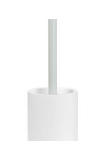 Toilettenbürste Archway, Behälter: Polyresin, Griff: Metall, Weiß, Ø 10 x H 41 cm