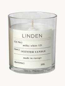 Świeca zapachowa Linden (lipa), Naturalny wosk sojowy, szkło, Kwiat lipy, Ø 8 x W 8 cm
