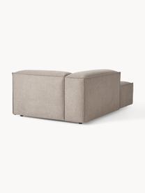 Chaise longue hoekmodule Lennon, Bekleding: 100% polyester De slijtva, Frame: massief grenenhout, multi, Poten: kunststof Dit product is , Geweven stof taupe, B 119 x D 180 cm, hoekdeel links