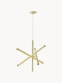 Lampada a sospensione di design Sticks, Baldacchino: metallo spazzolato, Ottonato, Ø 60