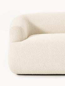 Bouclé-Eckmodul Sofia, Bezug: Bouclé (100 % Polyester) , Gestell: Fichtenholz, Spanplatte, , Bouclé Off White, B 95 x T 103 cm, Eckmodul links