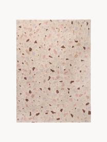 Tappeto per bambini fatto a mano Terrazzo, lavabile, Retro: 100% cotone, Pesca, tonalità rosa, Larg. 140 x Lung. 200 cm (taglia M)