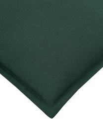 Housse de coussin en coton vert foncé Mads, 100 % coton, Vert foncé, larg. 40 x long. 40 cm