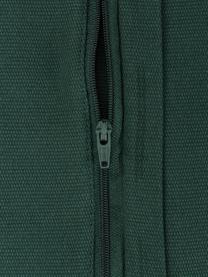 Federa arredo con bordino in cotone verde scuro Mads, 100% cotone, Verde scuro, Larg. 40 x Lung. 40 cm