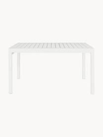 Tavolo da giardino allungabile Pelagius, varie misure, Alluminio verniciato a polvere, Bianco, Larg. 83/166 x Prof. 80 cm