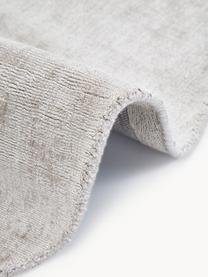 Okrągły ręcznie tkany dywan z wiskozy Jane, Jasny szary, Ø 300 cm (Rozmiar XXL)