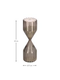 Sanduhr Gerty aus Glas, Braun, Ø 7 x H 22 cm