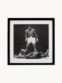 Gerahmter Digitaldruck Moh.Ali, Bild: Digitaldruck, Rahmen: Kunststoff, Front: Glas, Muhammad Ali, B 40 x H 40 cm