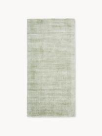 Tapis en viscose tissé main Jane, Vert sauge, larg. 160 x long. 230 cm (taille M)