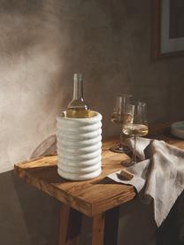 Seau à vin en marbre Zuri, Marbre, Blanc, marbré, Ø 14 x haut. 19 cm