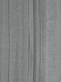 Gewaschene Baumwoll-Kopfkissenbezüge Arlene, 2 Stück, Webart: Renforcé Fadendichte 144 , Dunkelgrau, B 40 x L 80 cm