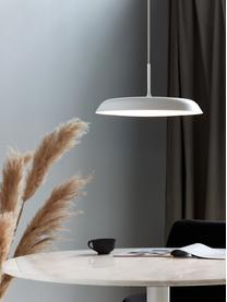 Suspension LED ronde blanche Piso, Blanc, Ø 36 x haut. 17 cm