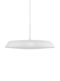 Suspension LED ronde blanche Piso, Blanc, Ø 36 x haut. 17 cm