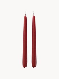 Candele a bastoncino Madeon 2 pz, 40% stearina, 60% paraffina, Rosso vino, Alt. 25 cm