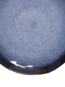 Assiette plate Sapphire, 3 pièces, Bleu, brun-noir