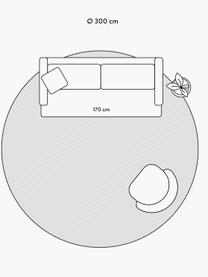 Tappeto rotondo in viscosa fatto a mano Jane, 100% viscosa

Il materiale utilizzato in questo prodotto è testato per le sostanze nocive e certificato secondo lo STANDARD 100 by OEKO-TEX® , HOHENSTEIN HTTI, 17.HIN.14404., Greige, Ø 300 cm (taglia XL)