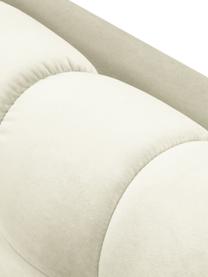 Canapé 2 places velours Mamaia, Velours beige clair, larg. 152 x prof. 92 cm