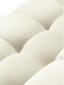 Canapé 2 places velours Mamaia, Velours beige clair, larg. 152 x prof. 92 cm