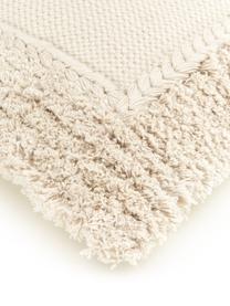 Kussenhoes Selina met decoratie, Beige, B 45 x L 45 cm