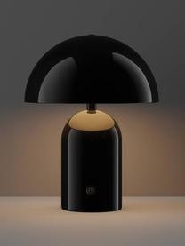 Malá prenosná stolová LED lampa Walter, Čierna, Ø 19 x V 25 cm