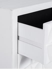 Chiffonier Diamandio, Estructura: madera de abeto, tablero , Blanco, An 54 x Al 96 cm