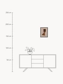 Gerahmter Kunstdruck Andrey, Rahmen: Kiefernholz, Brauntöne, B 32 x H 42 cm