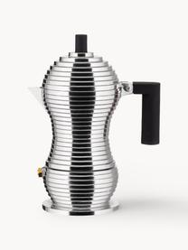 Cafetera espresso Pulcina, Recipiente: fundición de aluminio, Asa: poliamida, Plateado brillante, Ancho 13 x Alto 17 cm, para una taza