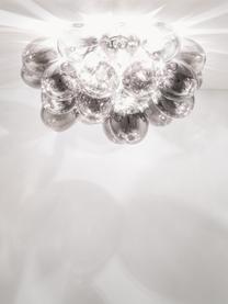 Stropní svítidlo se skleněnými kuličkami Gross, Stříbrná, Ø 50 cm, V 27 cm
