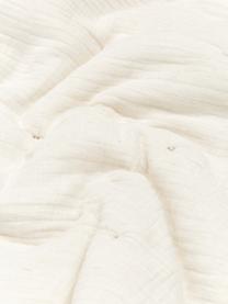 Wattierte Tagesdecke Lune aus Baumwollmusselin in Beige, Bezug: 100% Baumwolle, Beige, B 260 x L 260 cm (für Betten bis 200 x 200 cm)