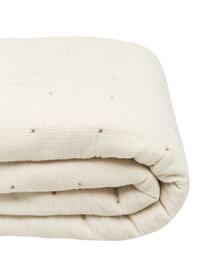 Colcha acolchada de algodón Lune, Funda: 100% algodón, Beige, An 260 x L 260 cm (para camas de 200 x 200 cm)